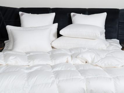 Подушка German Grass King Down Grass трехкамерная 3D с бортиком средняя 70х70