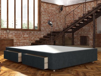 Кровать Mr.Mattress Site Box велюр Grey 264