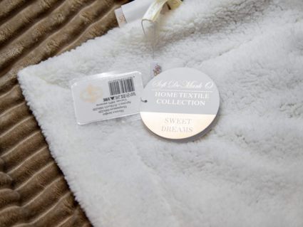 Плед Софи де Марко Полоса (кофе) 160х220