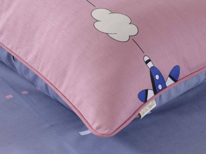 Комплект постельного белья Софи де Марко Самолетики (розовые) 1,5-спальный