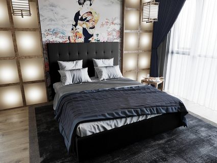 Кровать Димакс Нордо Альбус с подъемным механизмом 180х190