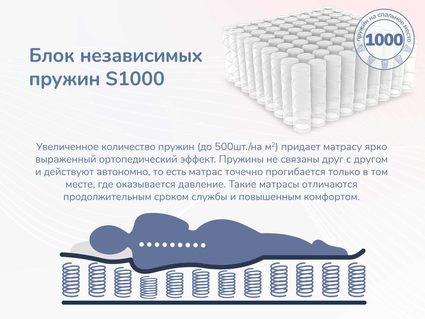 Матрас Димакс Relmas Twin Cocos S1000 200х190
