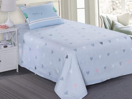 Комплект постельного белья Софи де Марко Кактус (голубой) 1,5-спальный