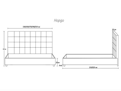 Кровать Димакс Нордо Опал 160х190