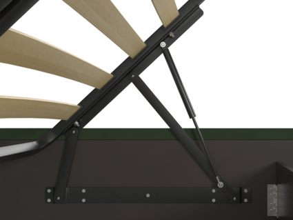 Кровать Lonax Милана велюр Dolly-3 (с подъемным механизмом) 180х190