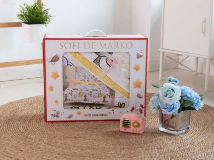 Комплект постельного белья Софи де Марко Дорога (желтый) с одеялом 1,5-спальный