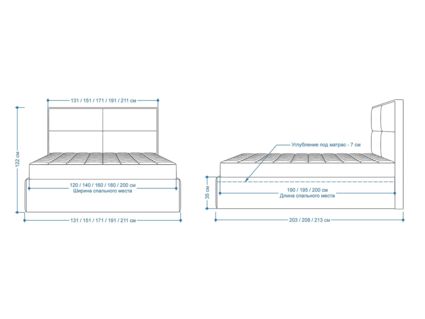 Кровать Lonax Марселла велюр Dolly-2 (с подъемным механизмом) 140х200
