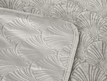 Покрывало Софи де Марко Розалин (светло-серое)