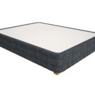 Кровать Mr.Mattress Twin Box велюр Grey 90х195