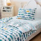 Комплект постельного белья Софи де Марко Авто Чайка (белый) с одеялом 1,5-спальный