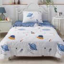 Комплект постельного белья Софи де Марко Космос (белый) с одеялом 1,5-спальный