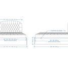 Кровать Lonax Венеция велюр Dolly-8 (с основанием) 160х200