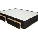 Кровать Mr.Mattress Site Box экокожа Black 140х190