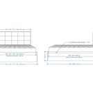 Кровать Lonax Адель велюр Dolly-8 (с подъемным механизмом) 140х200