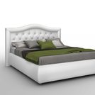 Кровать Sleeptek Premier 6 Экокожа White (с подъемным механизмом) 120х190